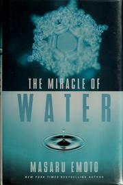 Cover of: The miracle of water