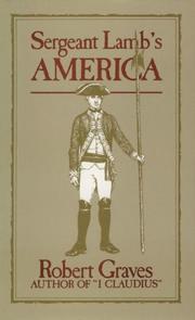 Cover of: Sergeant Lamb's America by Robert Graves