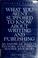 Cover of: What you aren't supposed to know about writing and publishing