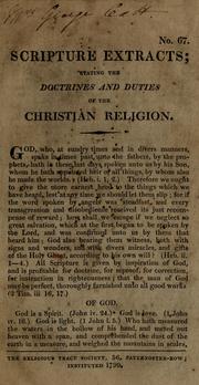 Cover of: Scripture extracts by Religious Tract Society (Great Britain)