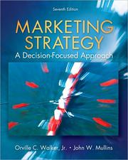Cover of: Marketing strategy: a decision-focused approach