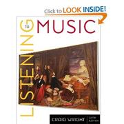 Cover of: Listening to music