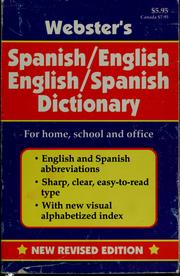 Cover of: Webster's Spanish/English English/Spanish dictionary by 