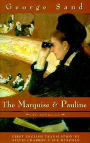 Cover of: The marquise: & Pauline