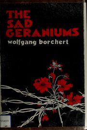 Cover of: The sad geraniums, and other stories