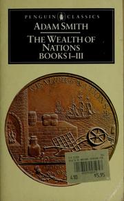 Cover of: The wealth of nations by Adam Smith