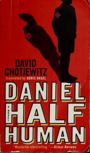 Cover of: Daniel half human