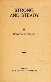 Cover of: Strong and steady