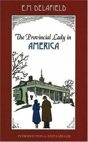 Cover of: The Provincial Lady in America