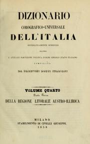 Cover of: Della regione litorale Austro-Illirica