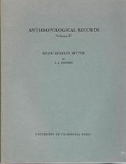 Cover of: More Mohave myths. by A. L. Kroeber