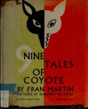 Cover of: Nine tales of Coyote by Fran Martin