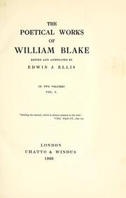 Cover of: The poetical works of William Blake by William Blake