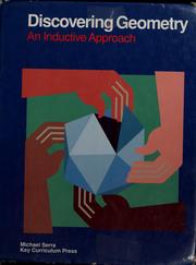 Cover of: Discovering geometry: an inductive approach