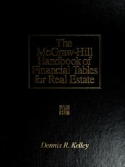 Cover of: The McGraw-Hill handbook of financial tables for real estate