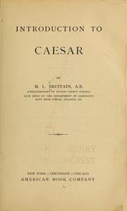 Cover of: Introduction to Caesar