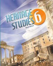 Cover of: Heritage Studies 6 by 