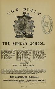 Cover of: The Bible and the Sunday school