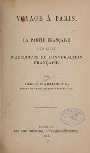 Voyage à Paris by Francis Stanton Williams