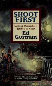 Cover of: Shoot first by Ed Gorman