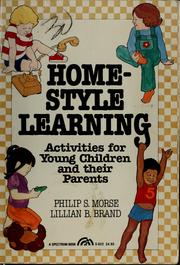 Cover of: Home-style learning: activities for young children and their parents
