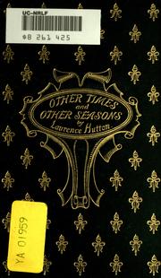Cover of: Other times and other seasons