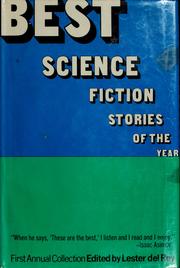 Cover of: Best science fiction stories of the year