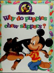 Cover of: Why do puppies chew slippers? by Alexandra Parsons