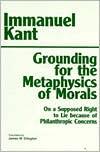 Cover of: Grounding for the Metaphysics of Morals. by Immanuel Kant, Immanuel Kant