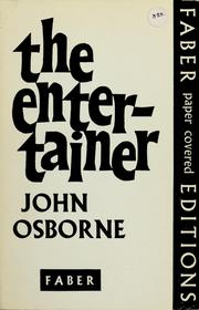 Cover of: The entertainer by John Osborne