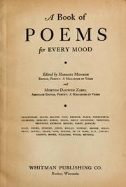 Cover of: A book of poems for every mood by Harriet Monroe
