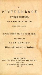 Cover of: A picture-book without pictures by Hans Christian Andersen