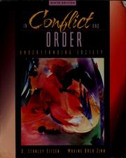 Cover of: In conflict and order: understanding society