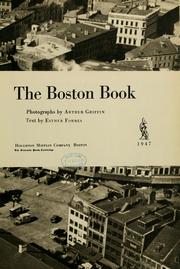 Cover of: The Boston book. by Esther Forbes