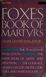Cover of: Foxe's Book of martyrs