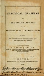 Cover of: A practical grammar of the English language