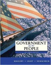 Cover of: Government by the People, 2011 Brief Edition