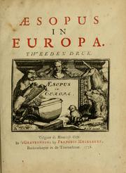 Cover of: Aesopus in Europa