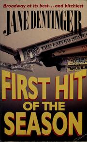 First hit of the season by Jane Dentinger