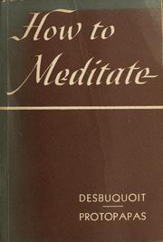 Cover of: How to meditate.