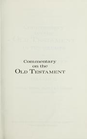 Cover of: jeremiah Biblical commentary on the Old Testament.