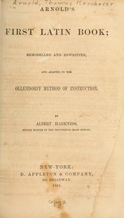 Cover of: Arnold's first Latin book