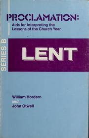 Cover of: Lent