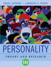 Cover of: Personality: Theory and Research by 