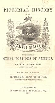 Cover of: A pictorial history of the United States.