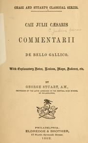 Cover of: Commentarii de bello gallico by Gaius Julius Caesar