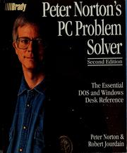 Cover of: Peter Norton's PC problem solver by Peter Norton