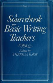 Cover of: A Sourcebook for basic writing teachers | 