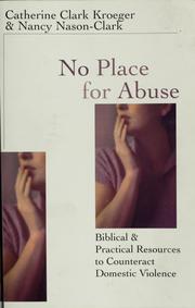 Cover of: No place for abuse by Catherine Clark Kroeger