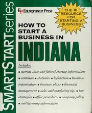 Cover of: How to start a business in Indiana by Entrepreneur Press